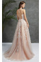 Robe de soirée Sexy Laçage Naturel taille Fête A-ligne Longue - Page 6