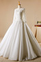 Robe de mariage Glissière Chapelle Formelle Traîne Courte Naturel taille - Page 1