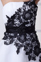 Robe de cocktail Simple A-ligne mini Manche Asymétrique Couvert de Dentelle - Page 5
