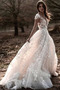 Robe de mariée Sans Manches Naturel taille Col en V Romantique - Page 5