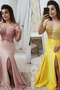 Robe de soirée Naturel taille Norme Sans Manches Satin Moderne - Page 4
