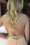Robe de soirée Sexy Mousseline a ligne Dos nu Naturel taille - Page 2