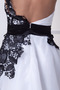 Robe de cocktail Simple A-ligne mini Manche Asymétrique Couvert de Dentelle - Page 6