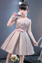 Robe de fille de fleur Automne Petit collier circulaire Sans Manches - Page 4