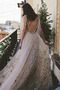 Robe de mariée Décalcomanie Naturel taille Col en V Foncé Longueur de plancher - Page 6