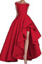Robe de bal Sans Manches Naturel taille Asymétrique Chic Satin - Page 14