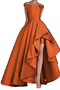 Robe de bal Sans Manches Naturel taille Asymétrique Chic Satin - Page 19