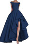 Robe de bal Sans Manches Naturel taille Asymétrique Chic Satin - Page 20