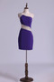 Robe de cocktail Une épaule Sans Manches Près du corps Perlé - Page 11