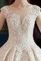 Robe de mariée Col Bateau Tulle Salle Printemps A-ligne Formelle - Page 4