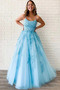 Robe de bal A-ligne Longueur au sol Dentelle Sans Manches Cérémonial - Page 3