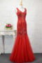 Robe de bal Fermeture à glissière Formelle Rouge Fête Satin Longueur au sol - Page 2