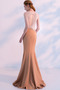 Robe de soirée Naturel taille Satin Traîne Courte Petites Tailles - Page 2