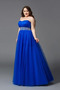 Robe de soirée Elégant Fermeture à glissière Haut Bas Perle Longueur au sol - Page 3