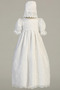 Robe de fille de fleur Cérémonie Longue Chapeau Blanche Naturel taille - Page 1