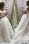 Robe de mariée Tulle A-ligne Manche Courte Cérémonial Appliquer - Page 1