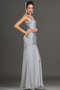 Robe de cocktail Milieu Maigre Plissé Fourreau plissé noble Sans Manches - Page 4