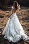Robe de mariée Sans Manches Naturel taille Col en V Romantique - Page 2