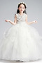 Robe de fille de fleur Balançoire A-ligne Glissière Longueur Cheville - Page 1