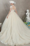 Robe de mariée Tulle Traîne Mi-longue A-ligne Manche Courte Jardin - Page 2