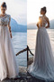 Robe de mariée gossamer Gaze Col de chemise t Ivoire Chic A-ligne - Page 3