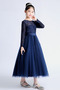 Robe de fille de fleur Dentelle Fermeture à glissière Epurée - Page 3