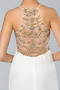 Robe de bal A-ligne Luxueux Chiffon Sans Manches Naturel taille - Page 4