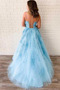 Robe de bal A-ligne Longueur au sol Dentelle Sans Manches Cérémonial - Page 4