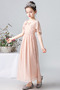 Robe de fille de fleur Corsage plissé Longueur Cheville Elégant - Page 6