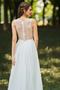 Robe de mariée Dos nu Col en V Drapé Sans Manches aligne De plein air - Page 5