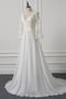 Robe de mariée Simple Salle A-ligne Automne Traîne Courte Fermeture à glissière - Page 3