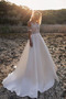 Robe de mariage Dentelle Dentelle Jardin Sans Manches Gaze Petit collier circulaire - Page 1