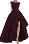 Robe de bal Sans Manches Naturel taille Asymétrique Chic Satin - Page 10