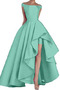 Robe de bal Sans Manches Naturel taille Asymétrique Chic Satin - Page 18