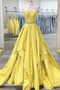 Robe de soirée Sans courroies Naturel taille Ballon Fermeture à glissière - Page 1