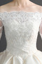 Robe de mariée Manche Courte Rosée épaule Laçage Formelle Printemps - Page 4