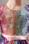 Robe de fille de fleur Paillettes Asymétrique Col de chemise t - Page 7