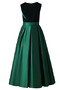 Robe de fille de fleur A-ligne Printemps Velours Montrer Sans Manches - Page 3
