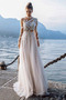 Robe de mariée gossamer Gaze Col de chemise t Ivoire Chic A-ligne - Page 1