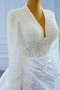 Robe de mariée Drapé Romantique Col en V Manche Aérienne Naturel taille - Page 8