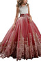 Robe de fille de fleur Dentelle Automne Naturel taille Corsage Avec Bijoux - Page 7