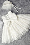 Robe de fille de fleur Dentelle Dentelle Vacances A-ligne Sans Manches - Page 4