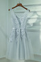 Robe de demoiselle d'honneur Col en V Dos nu Mi-longues Chic - Page 2
