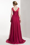 Robe de demoiselle d'honneur Corsage plissé Fermeture éclair - Page 2