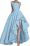 Robe de bal Sans Manches Naturel taille Asymétrique Chic Satin - Page 16