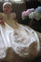 Robe de fille de fleur Satin Manche Courte Princesse Longue Petites Tailles - Page 3