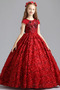 Robe de fille de fleur Dentelle Mariage Froid Fermeture à glissière - Page 5