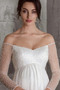 Robe de mariée Manche Longue Drapé Tulle Empire Longue Manche Aérienne - Page 5