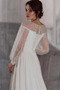 Robe de mariage Taille haute Mousseline Manche Longue De plein air - Page 3