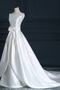 Robe de mariée Naturel taille A-ligne Ruché Col Bateau Fermeture éclair - Page 1